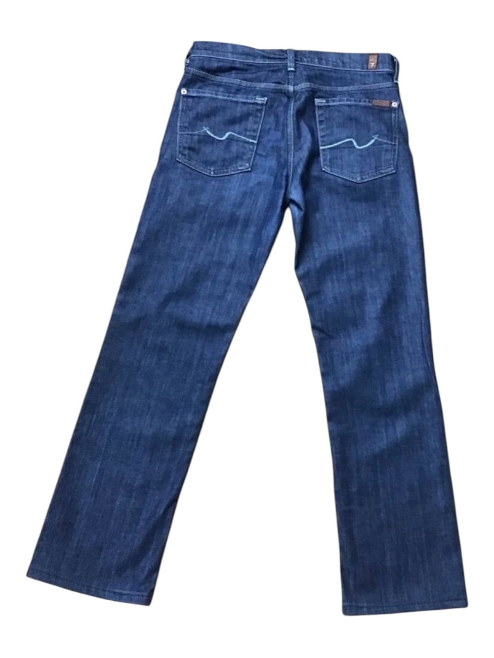 7famk men’s light jeans 7 for all mankind bootcut stretchy denim size 28